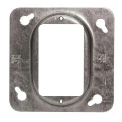 Couvercle Carré En Acier De 4'' Et Surélevé De 1/2'' Pour (1) Dispositif