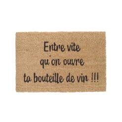 Tapis Coco ''Entre Vite'', 15,75" X 23,62"