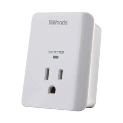 Woods Protecteur De Surtension à 1 prise, 1 080 joules