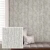 Papier Peint ''peler Et Coller'' à Texture Popeline Gris, 20,5" X 18'