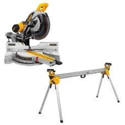 DeWALT Scie à Onglet Coulissant Avec Support 12"
