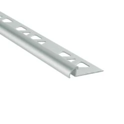 Bordure De Carrelage Ronde Argent Brillant, 5/16" X 8'