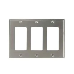 Plaque Murale Decora Avec 3 Dispositifs, Acier Inoxydable