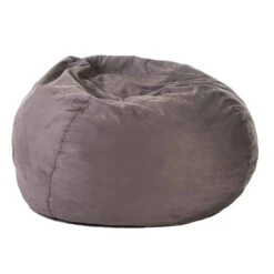 Pouf En Mousse Mémoire Cumulus, 54" X 42" (gris)