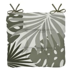 Coussin D'assise D'extérieur Imprimé Et Tissé, 16,5'' X 15,5'' X 2,5'' (tropical)