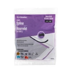 Bourrelet Noir En Vinyle Pour Moustiquaire, 0,18 X 25'