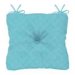 Coussin D'extérieur Pour Chaise De 16,5" X 15,5" X 2,5", Aqua