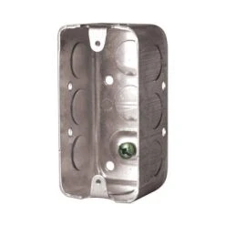 Boîte électrique Rectangulaire Pour (1) Dispositif à 10 Entrées Défonçables, 1,875'' De Profond (14 Po3)