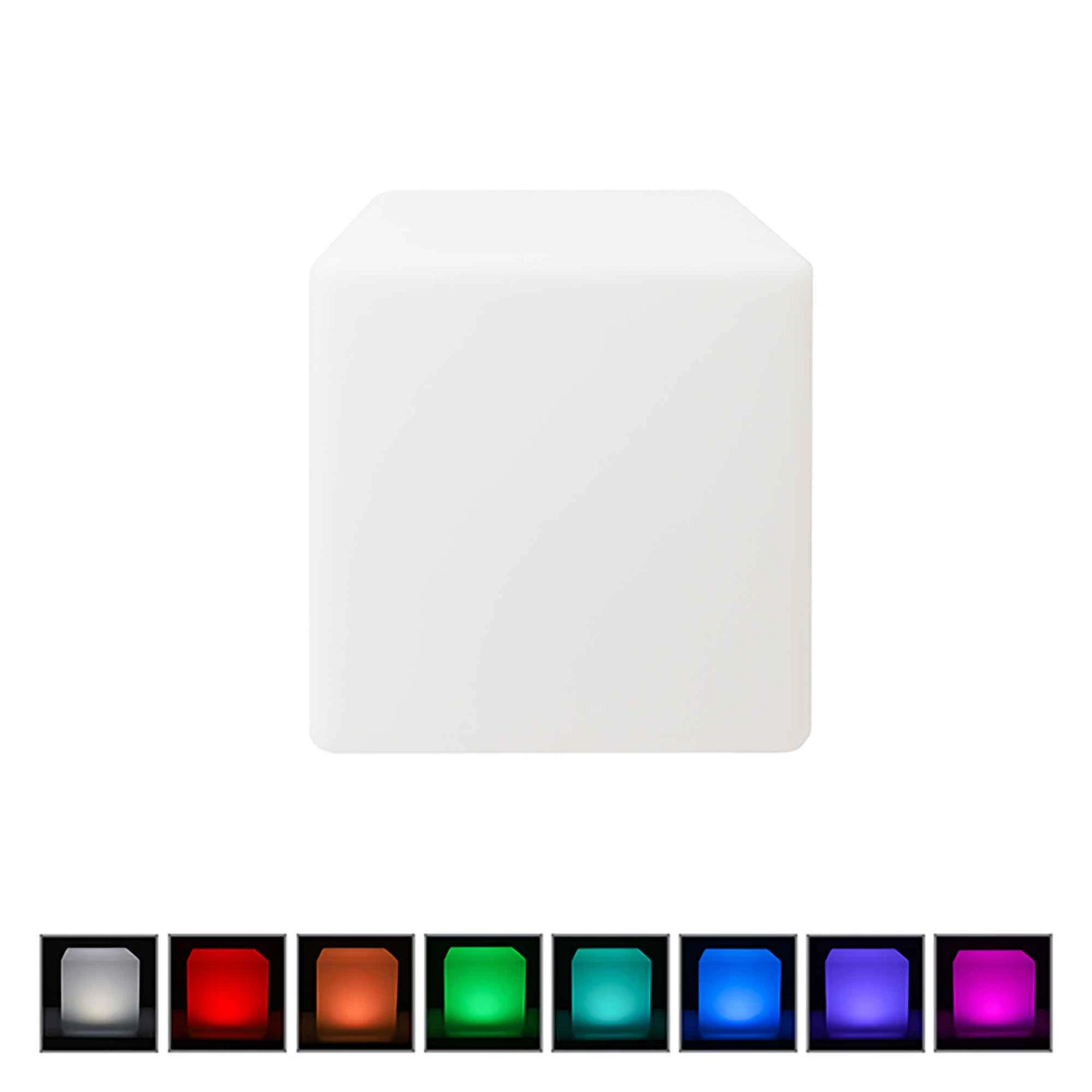 Cube Lumineux à éclairage DEL à Changements De Couleur Avec Télécommande Et Chargement USB, 8,27'' 3 Cube Lumineux à éclairage DEL à Changements De Couleur Avec Télécommande Et Chargement USB, 8,27''